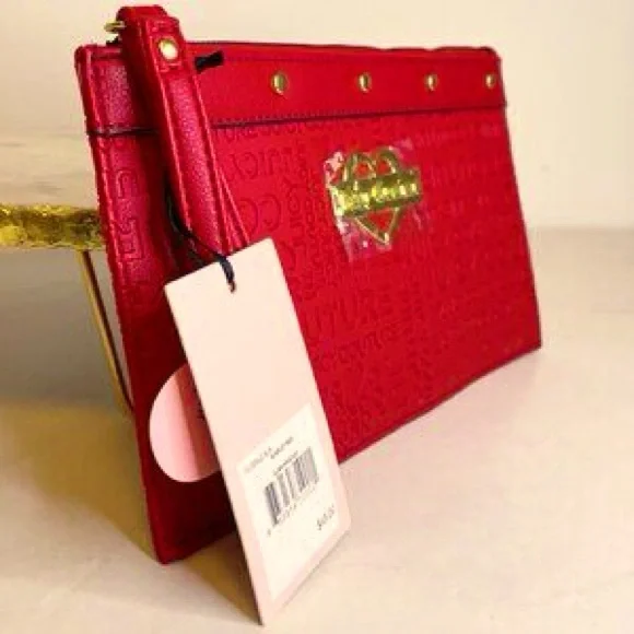 Juicy Couture Red Wrislet Clutch with Gold Accents ❤️ - Picture 6 of 7